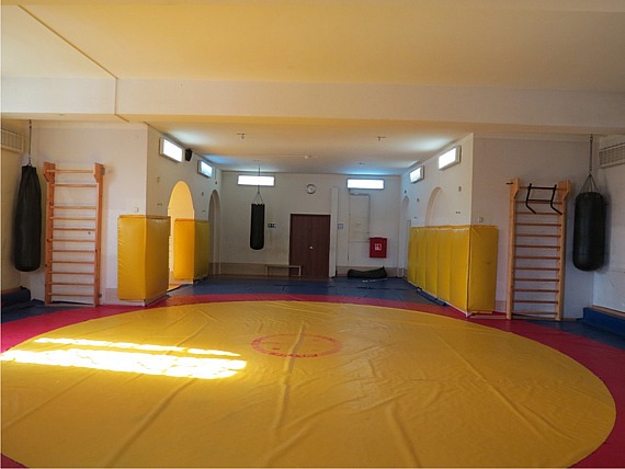 Фото спортзала с татами Фото спортзала с татами