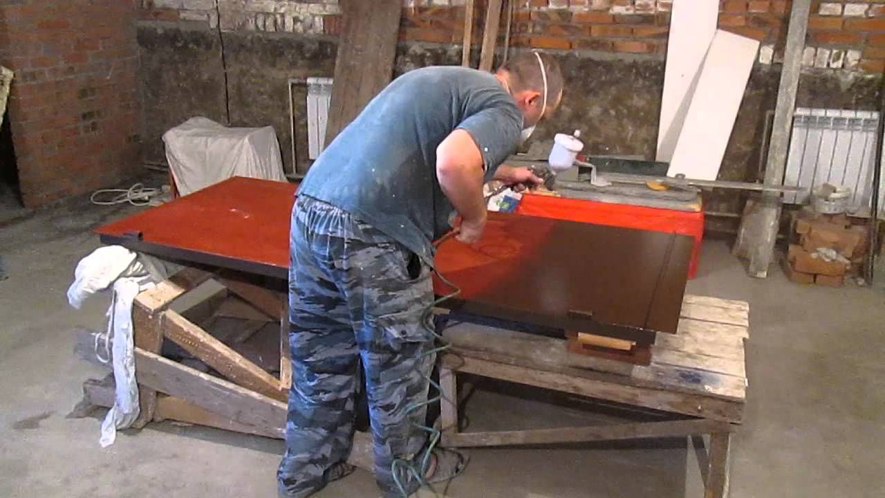 Как красить металл