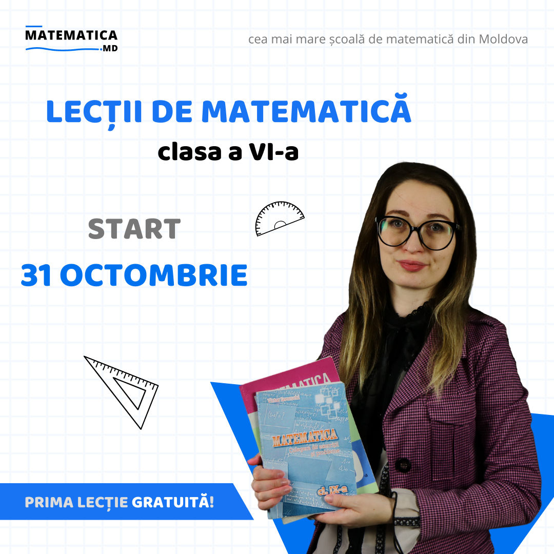 Lecții de matematica clasa 6