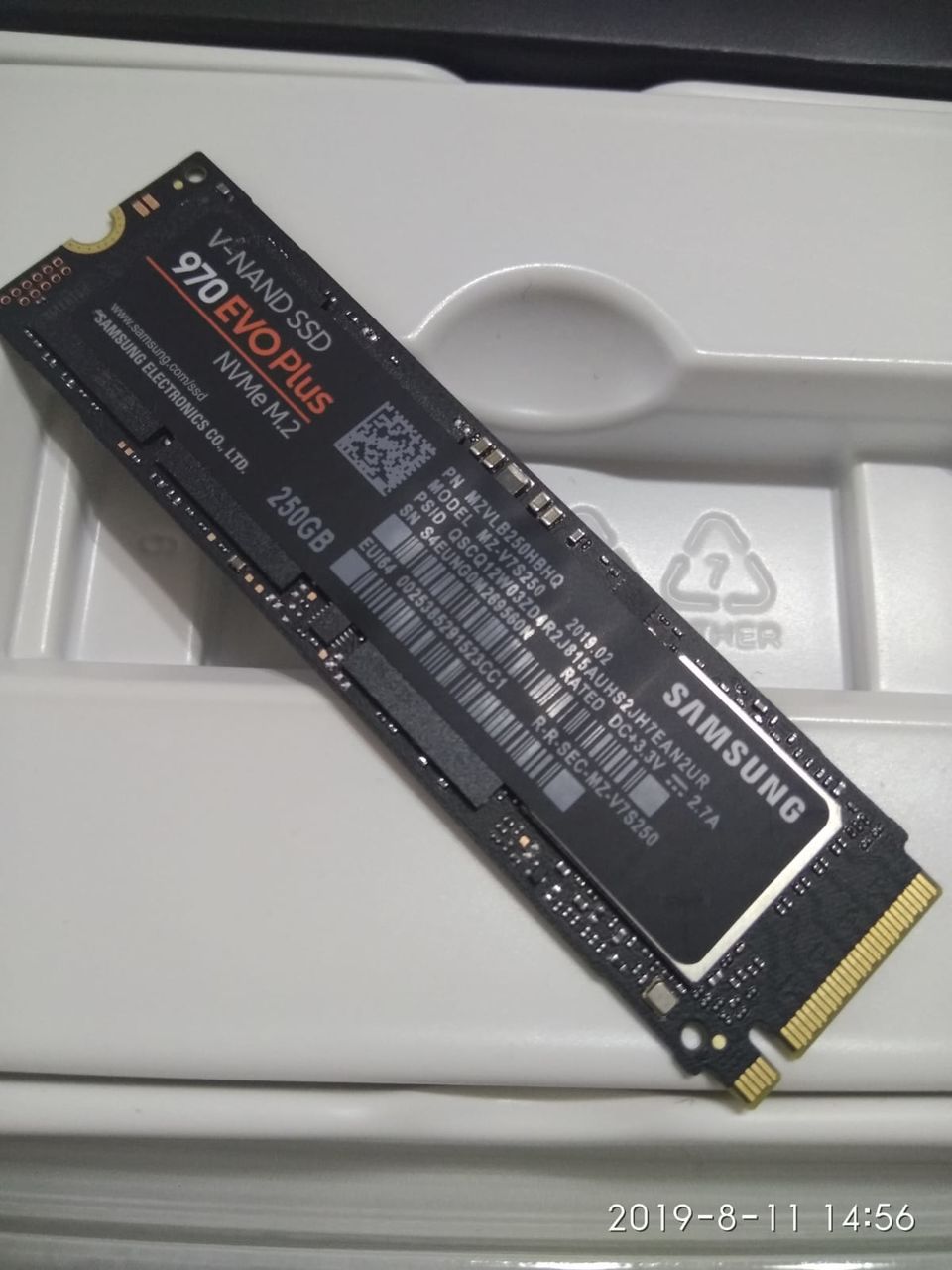 Samsung Evo 250gb M2