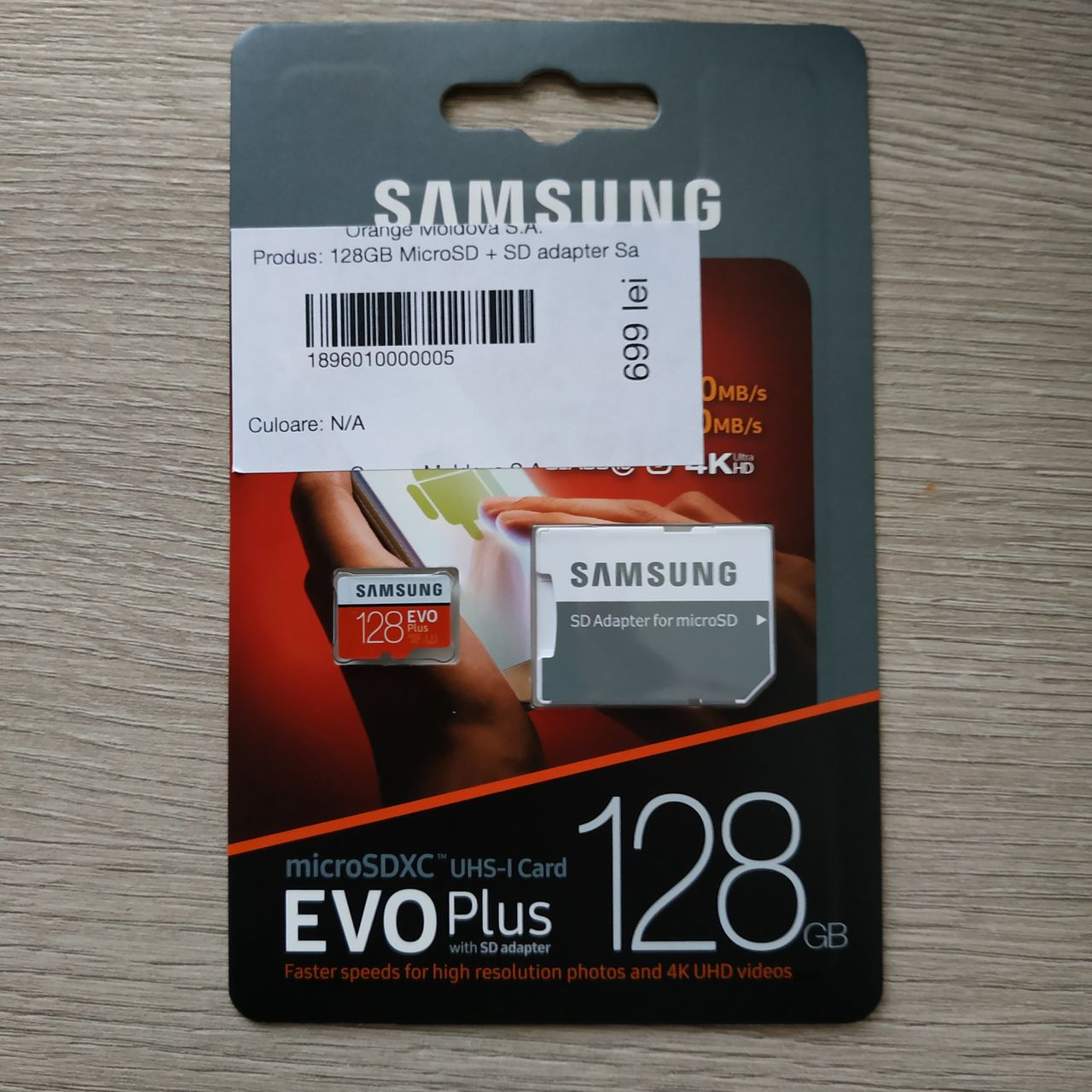 Samsung Evo Plus 128 Mb Mc128ga