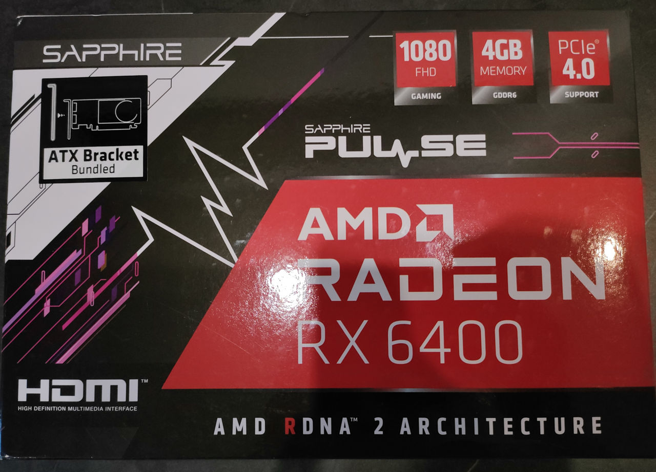 Sapphire Pulse AMD Radeon RX 6400