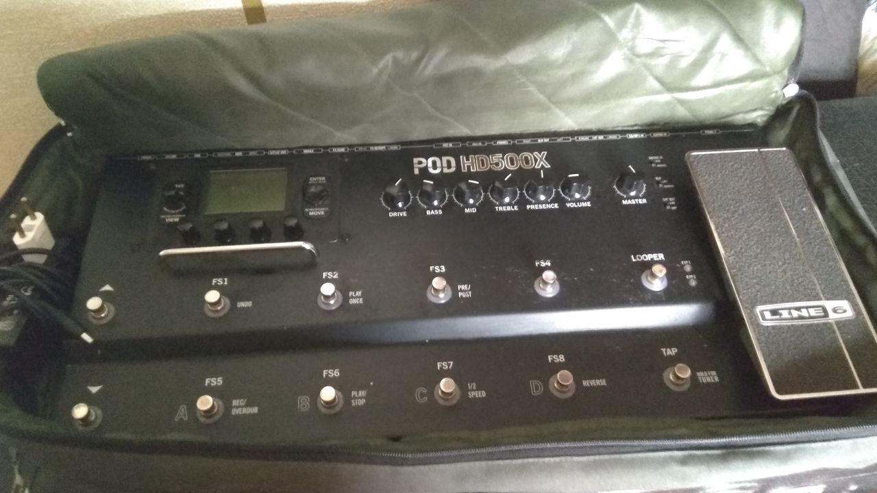 Line Pod Hd X Guitar Floor Multi Effects Pedal