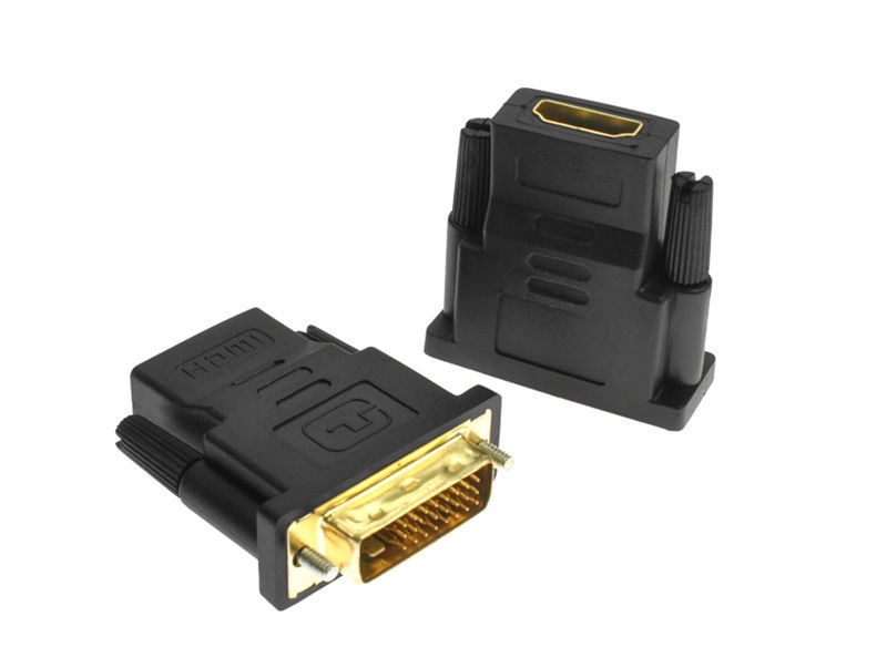 DVI To HDMI Adapter Converter Gold Plated Male DVI 24 1 Pin To Female