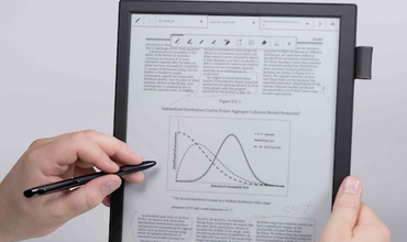В Digital Paper впервые задействуется новая технология гибкой электронной бумаги E ink Mobius.