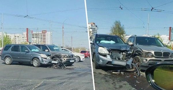 Un nou accident la Porțile Orașului Două automobile grav avariate