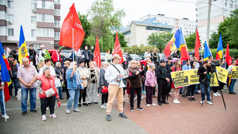 Protest în susținerea lui Dodon Nu dictaturii în stilul lui Plahotniuc