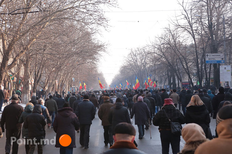В четверг в Кишиневе продолжаются протесты против назначения правительства