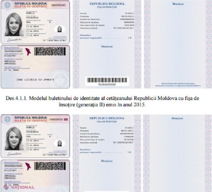 Гражданам Молдовы будут выдавать новые удостоверения личности