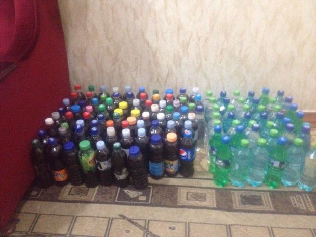 Contrabandist de alcool nu a mai ajuns la piață