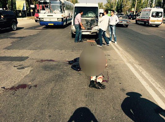 У Северного автовокзала мужчину насмерть сбил микроавтобус