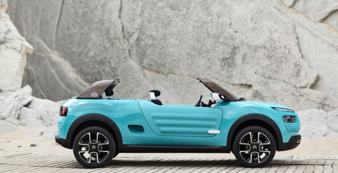 Citroen анонсировал стильный электрический кабриолет E-Mehari