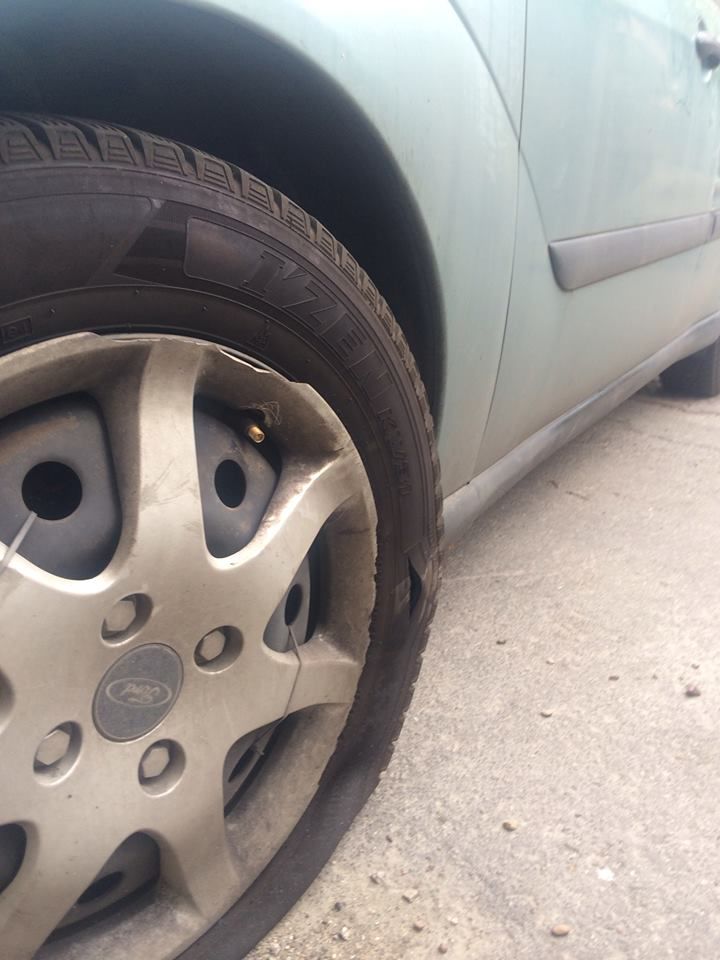Grigore Petrenco s-a ales cu roțile automobilului sparte