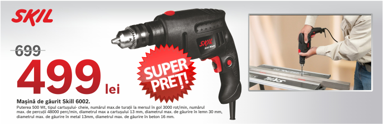 Scula electrică BOSCH SKIL – cel mai bun cadou pentru un gospodar adevărat  şi un bărbat puternic