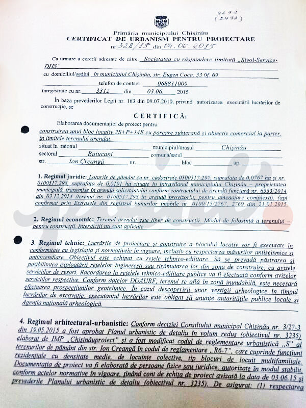 Un nou scandal cu implicarea companiilor de construcții în Chișinău