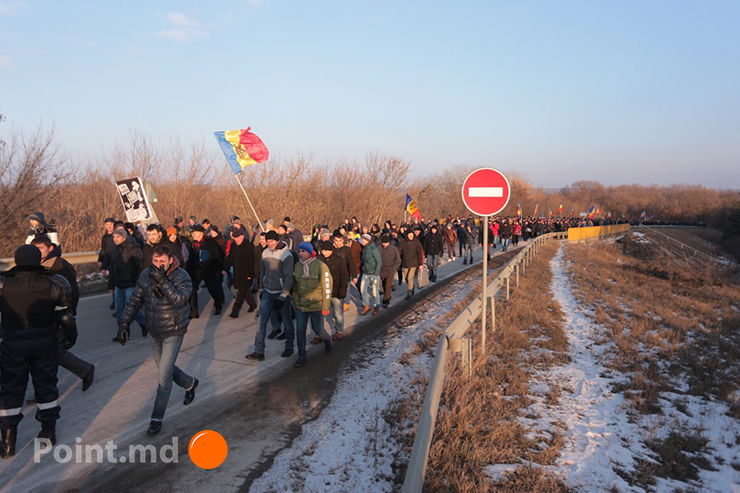 В Кишиневе прошел антиправительственный митинг