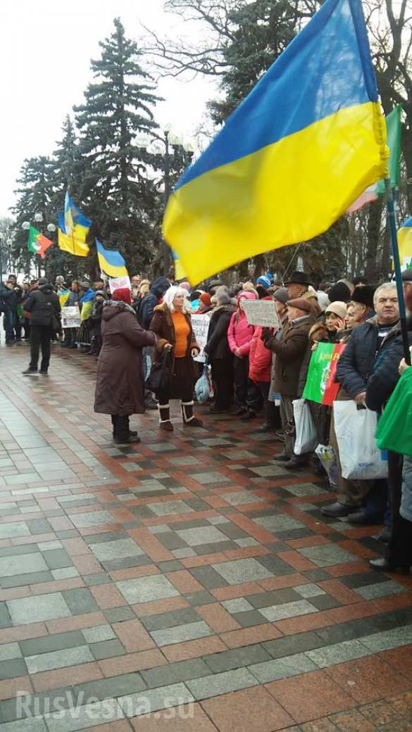Первая виселица для депутатов появилась у здания Рады в Киеве