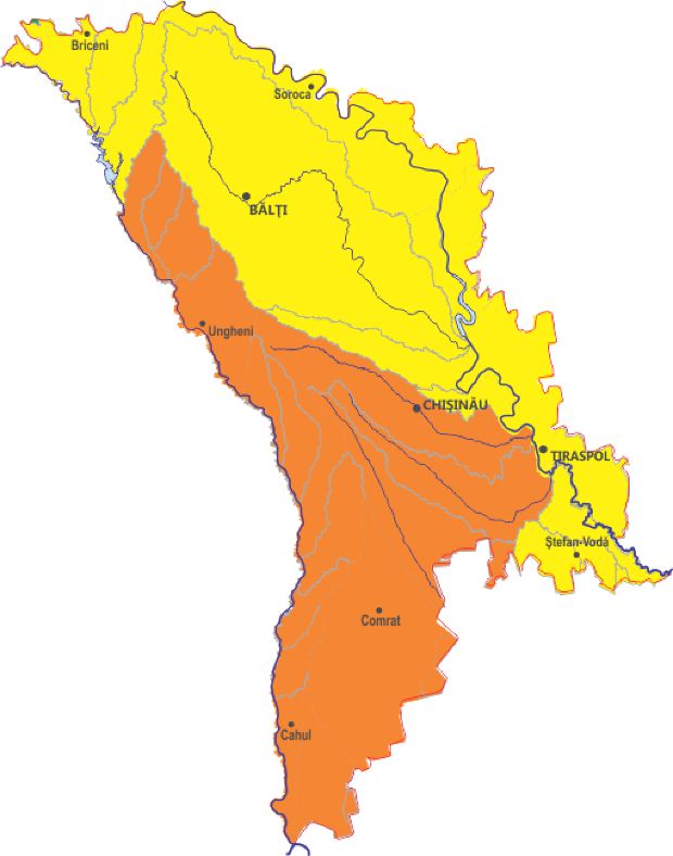 Cod Galben și Portocaliu de secetă în râurile şi lacurile ţării