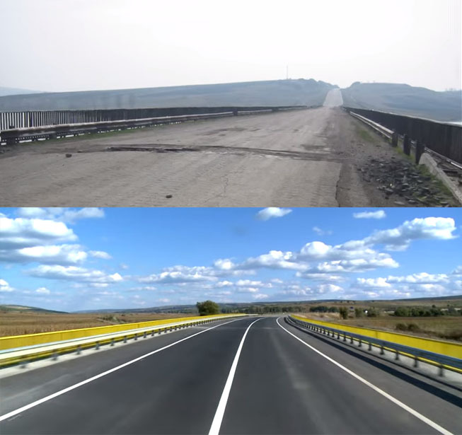 Cum s-au schimbat drumurile R. Moldova în patru ani