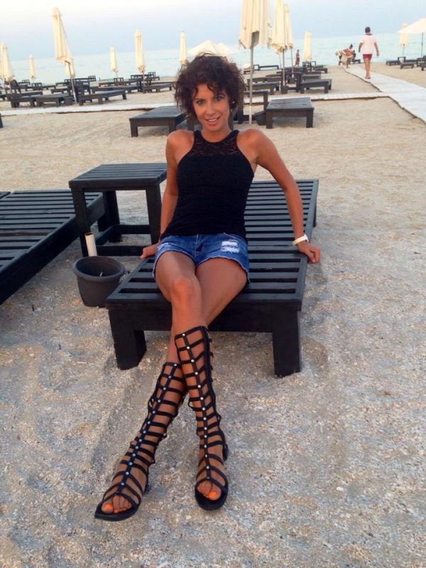 Natalia Barbu și soțul ei milionar la odihnă pe o plajă din Mamaia