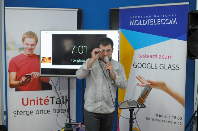 Google Glass был впервые протестирован в Молдове!