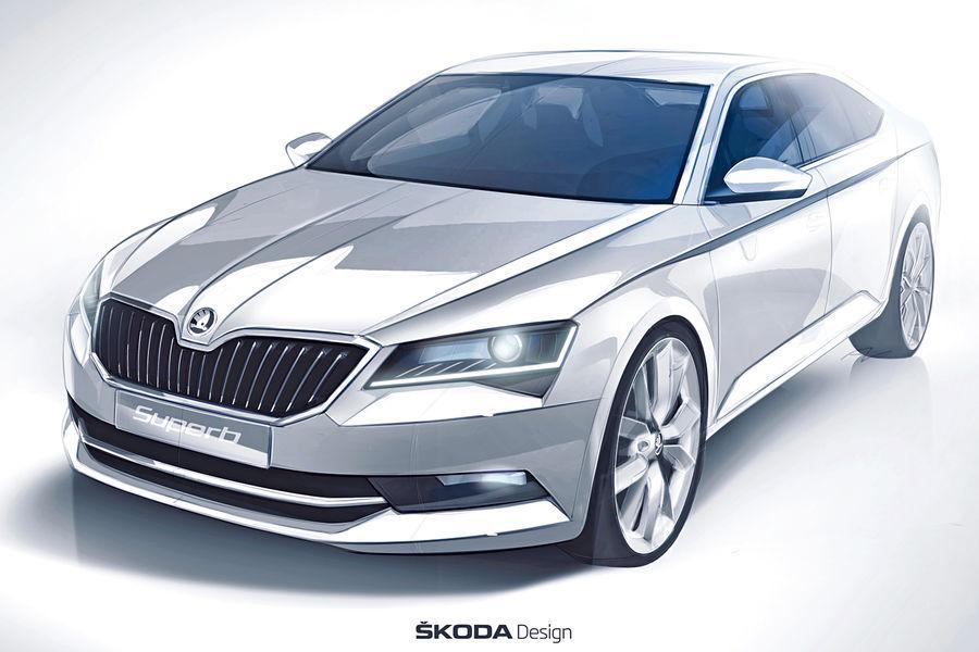 Noul Skoda Superb: prima imagine