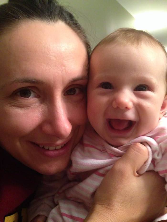 Nata Albot, într-un selfie adorabil cu micuța Magdalena