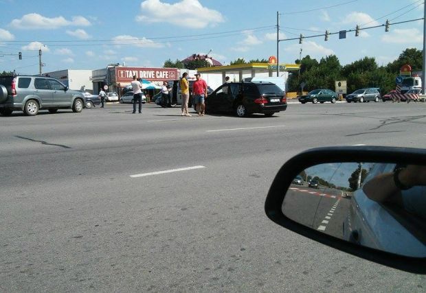 В Ставченах произошло ДТП с участием автомобиля полиции