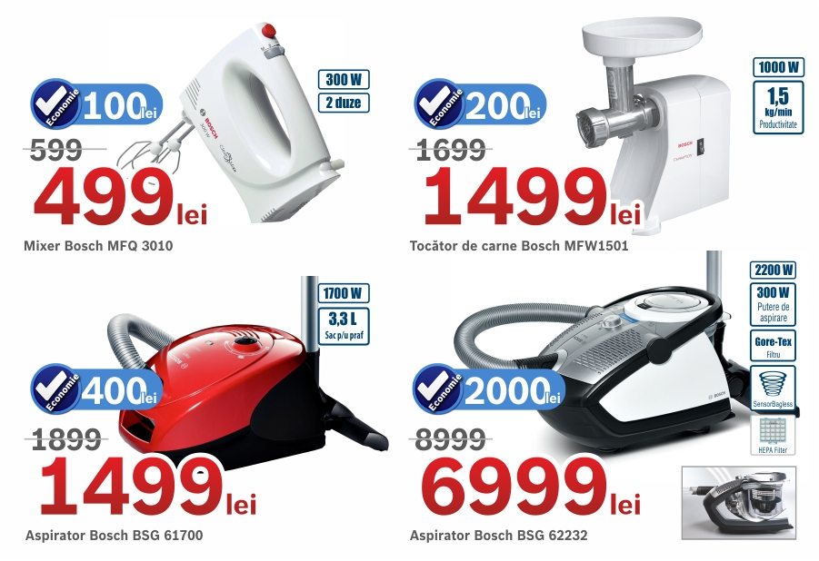 Bosch Siemens: Calitate înaltă la preţ promoţional