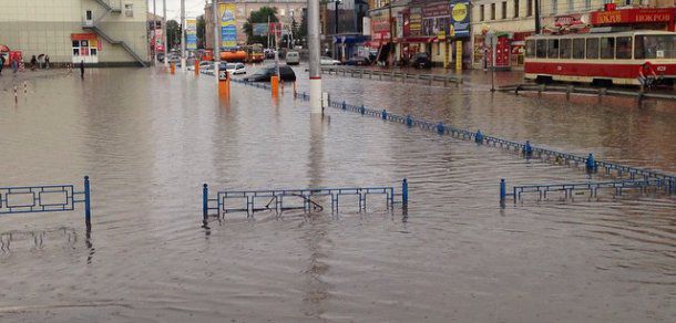 Potop la Moscova şi Kursk