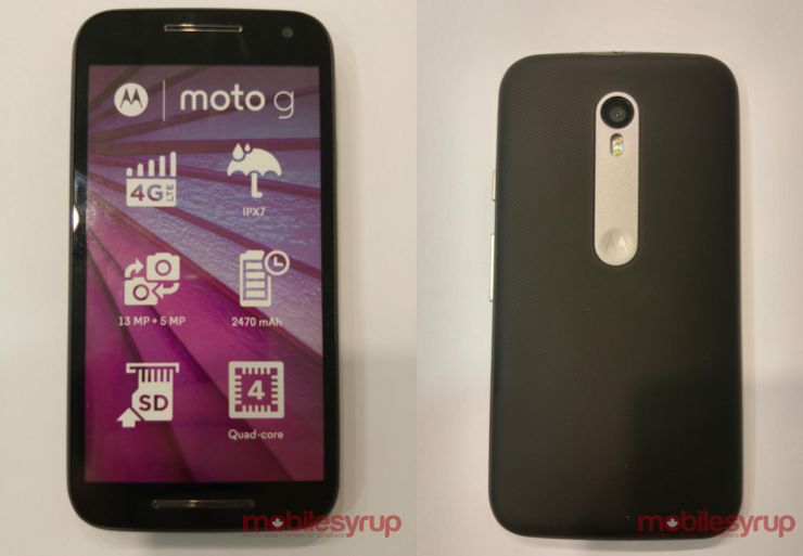 Motorola Moto G будет водонепроницаемой