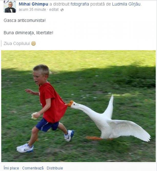 Gâsca anticomunistă a lui Mihai Ghimpu