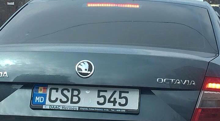 В Молдове уже появились новые автомобильные номера