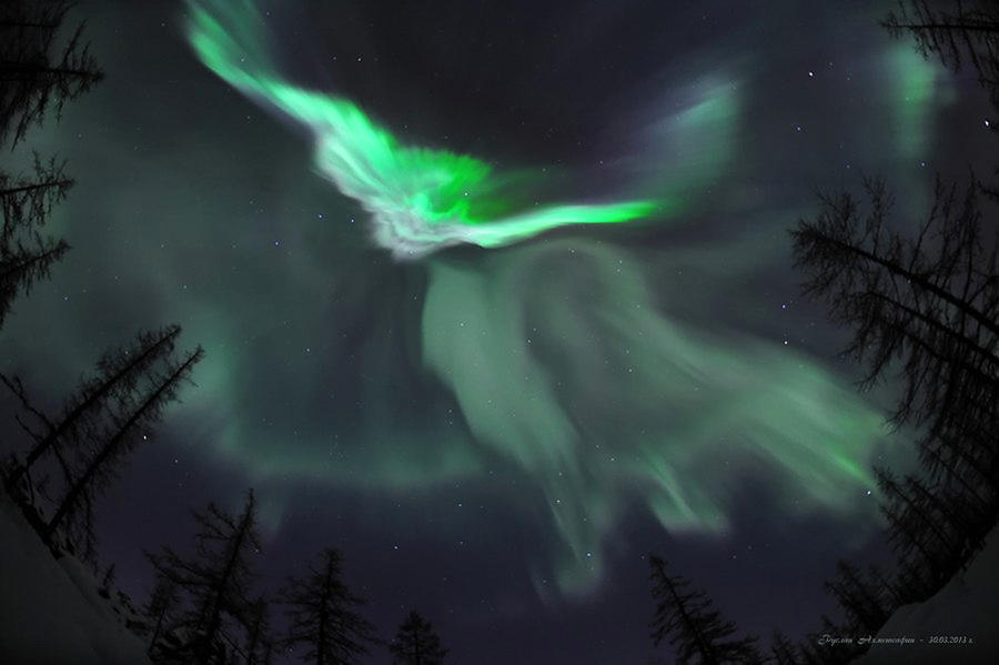 ​Северное сияние: Фотографу удалось запечатлеть уникальные кадры