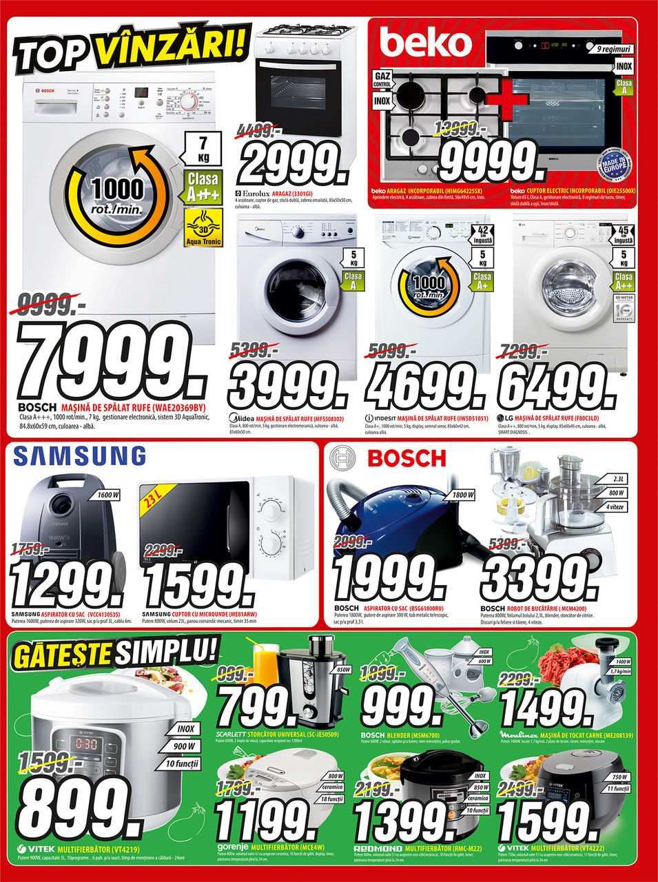 Вomba: Cel mai mare sortiment de tehnică!