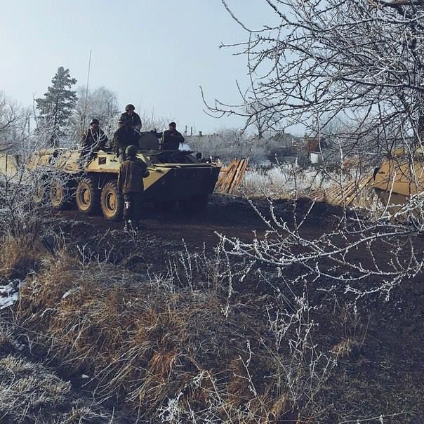 Батальон «Донбасс»: украинские военные отходят из Дебальцево