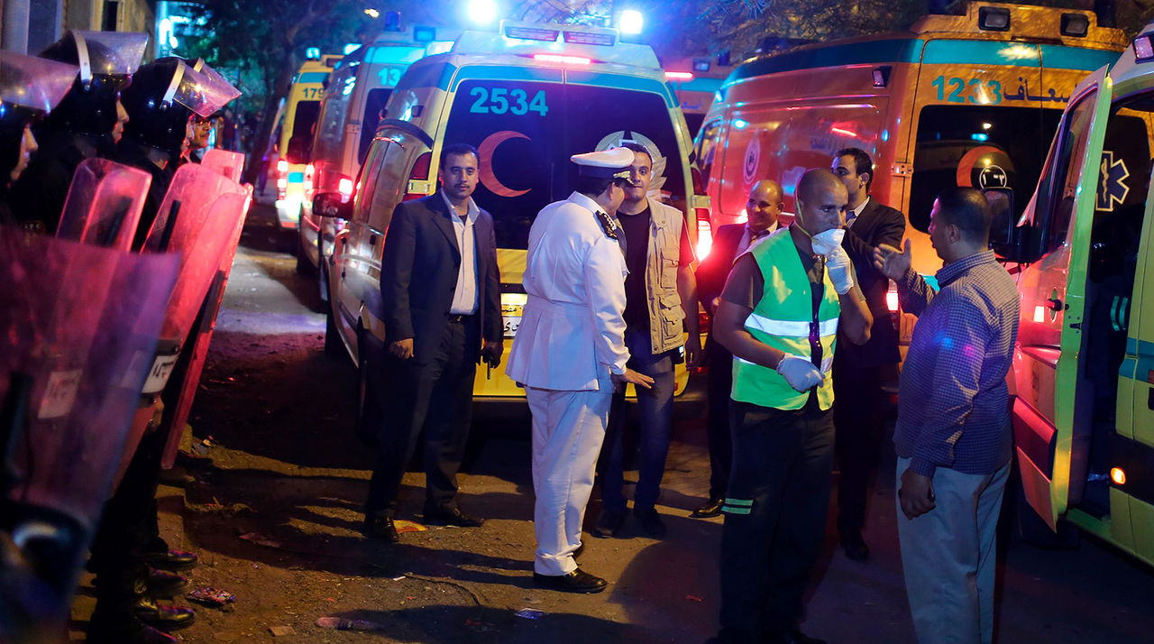 Появились кадры с места катастрофы Airbus A321