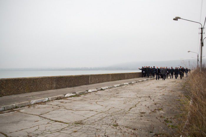 Premierul interimar a inspectat lacul Ghidighici: Nu este niciun pericol