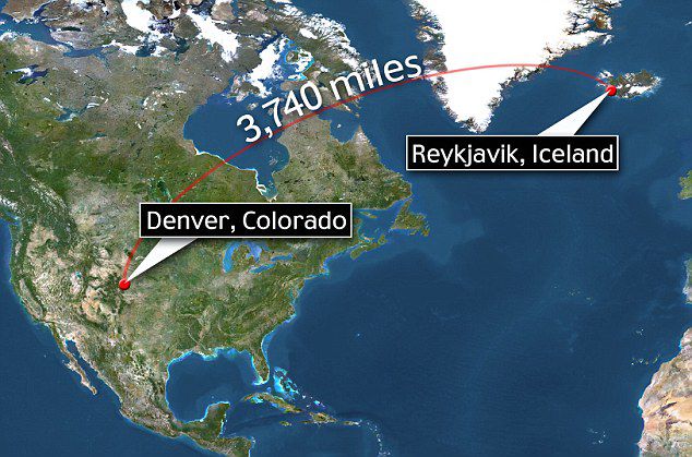 Молния пробила дыру в обшивке Boeing 757 компании Icelandair