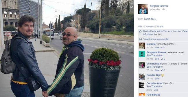 Nicu Tarna, surprins in Roma cu un barbat de mana!