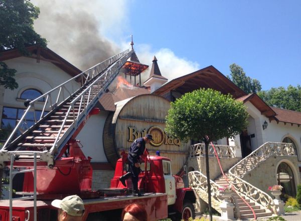 В столице вспыхнул пожар в ресторане Butoiaş