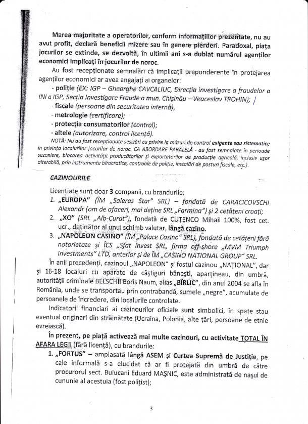 Polițiști, procurori și judecători, țin „krîșa” afacerii cu cazinouri