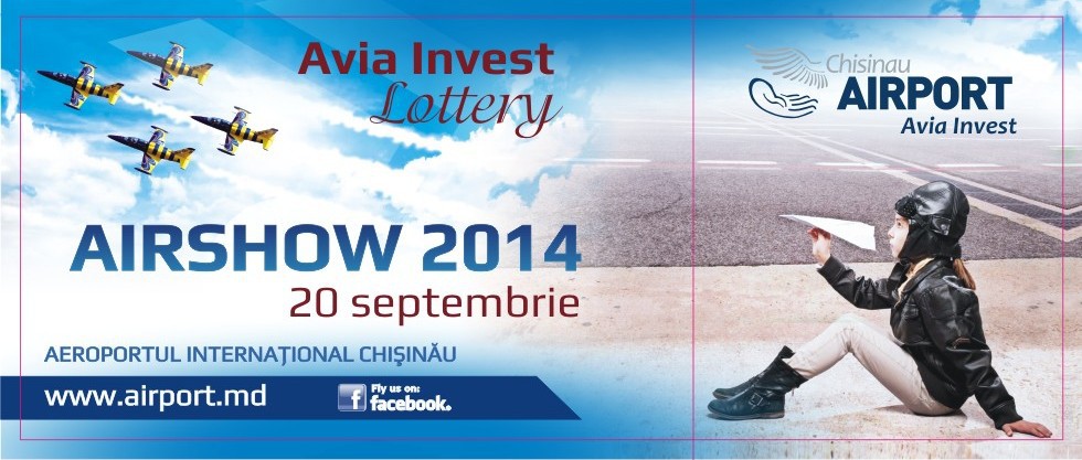 De ziua Aviației Civile în Moldova, SRL “Avia Invest” pune în joc pachete turistice pentru vizitatotii Aeroportului Chișinău