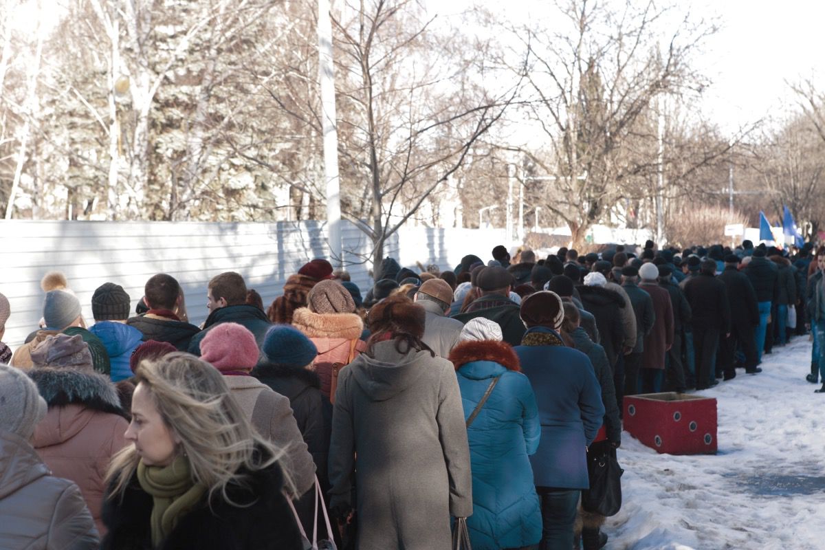 На перекрестке Штефана чел Маре и Бодони появился кордон