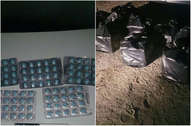 Zeci de mii de pastile steroizi, găsite de polițiști într-un taxi
