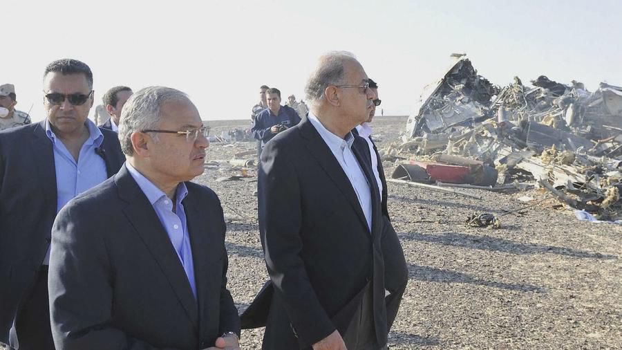 Появились кадры с места катастрофы Airbus A321