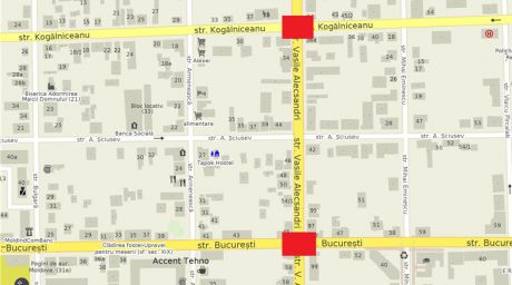 Două intersecţii importante din Capitală vor fi blocate în următoarele zile