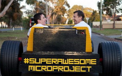Австралиец собрал настоящий автомобиль из Lego