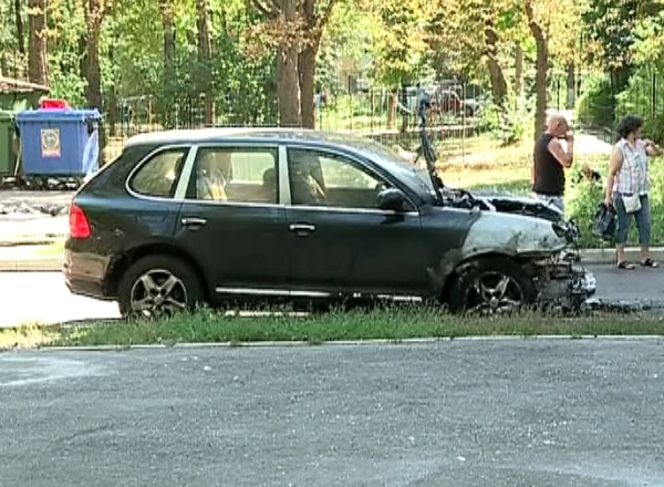 Noi detalii în cazul automobilului „Porsche Cayenne” care a ars