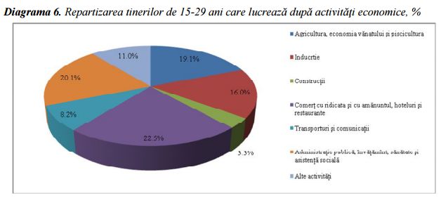 Câți tineri muncesc în R. Moldova și cum sunt remunerați